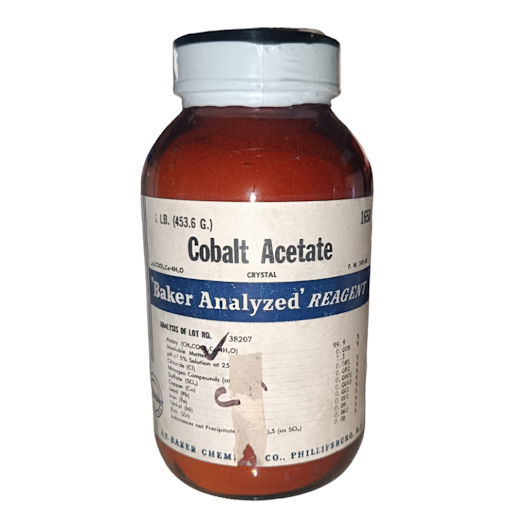 Acetato de Cobalto tetrahiratado