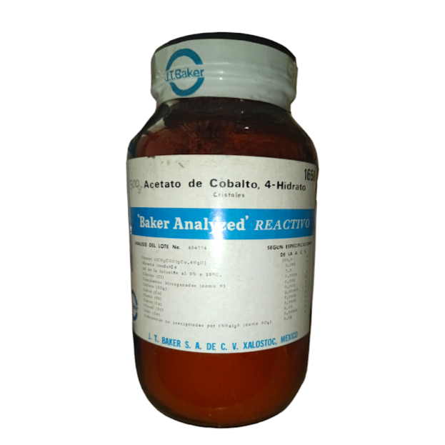 Acetato de Cobalto tetrahiratado