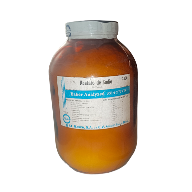 Acetato de sodio trihidatado cristal