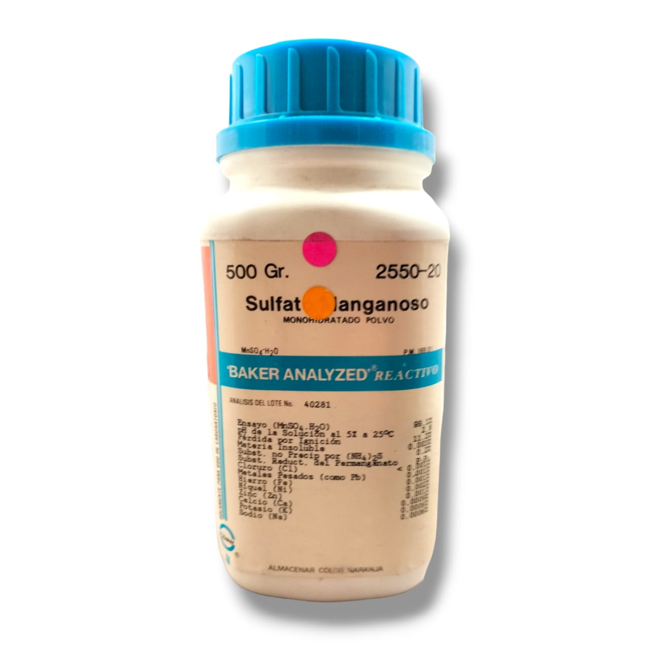 Sulfato de Manganoso